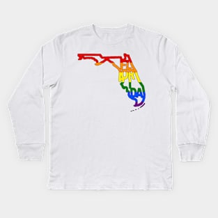 Florida Pride Kids Long Sleeve T-Shirt